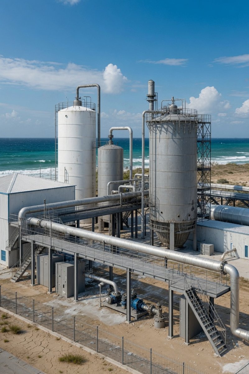 Brackish and seawater desalination facility