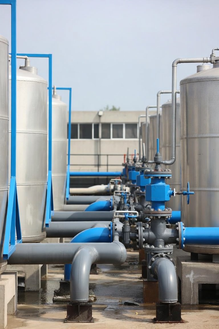 Industrial process water recycling facility